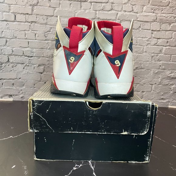Size 11 - Air Jordan 7 Retro 'Olympic' (2004) - 304775 171 - White - Picture 3 of 6